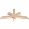 Ekena Millwork Davenport Smooth Timber Gable Bracket, Douglas Fir, 48"W x 24"H x 3 1/2"D x 3 1/2"F, 12/12 Pitch GBW048X24X0404DAV00SDF - alternate 4
